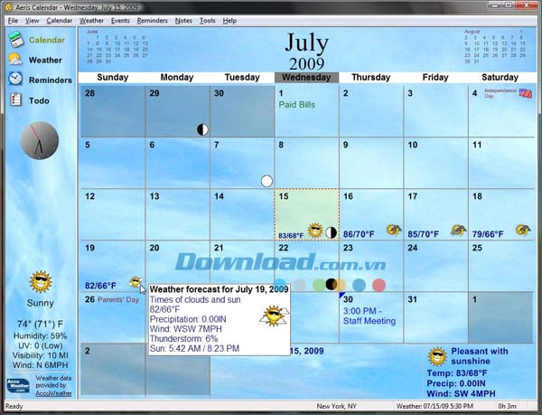 Aeris Calendar