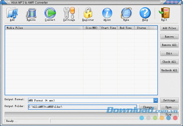 Allok MP3 to AMR Converter