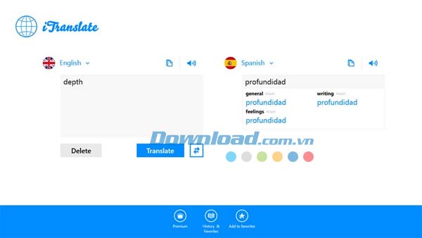 iTranslate for Windows 8