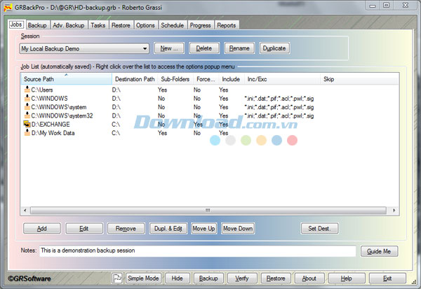 GRBackPro