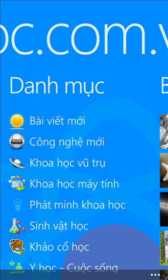 KhoaHoc.com.vn for Windows Phone