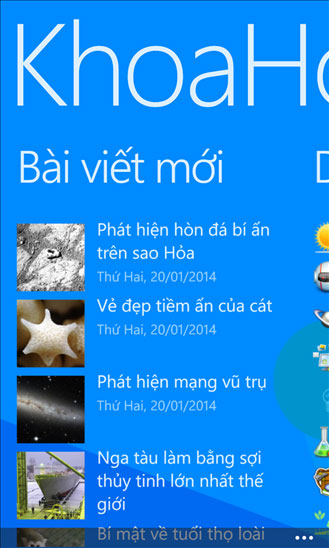 KhoaHoc.com.vn for Windows Phone