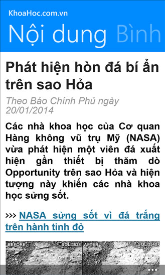 KhoaHoc.com.vn for Windows Phone