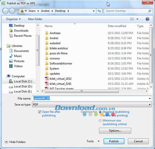Tiện ích Microsoft Save as PDF giúp chuyển đổi tài liệu thành PDF dễ dàng và nhanh chóng. https://st.download.com.vn/data/image/2014/05/20/Microsoft-Save-as-PDF3.jpg