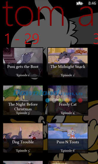 Tom and Jerry for Windows Phone