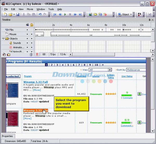Thu và ghi lại hoạt động trên màn hình ALLCapture