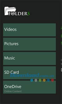 Folders for Windows Phone