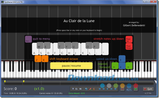 Portable Synthesia