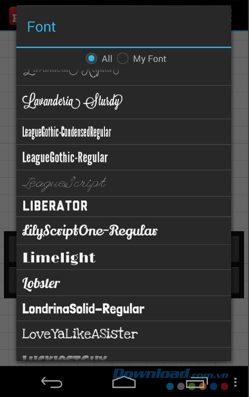 Phonto for Android