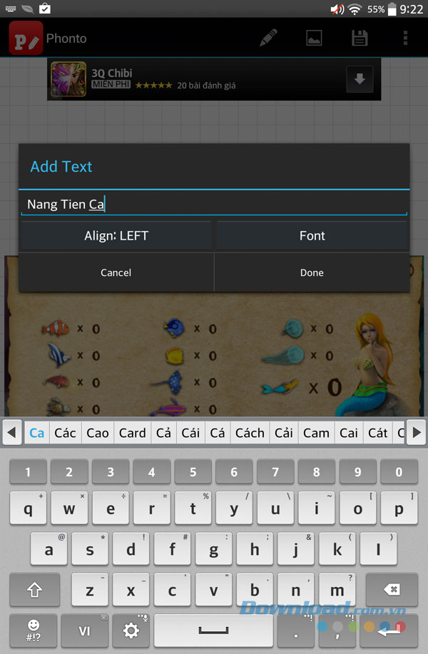 Phonto for Android