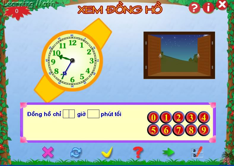 Giao diện phần mềm Xem đồng hồ