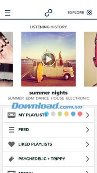 8tracks for iOS