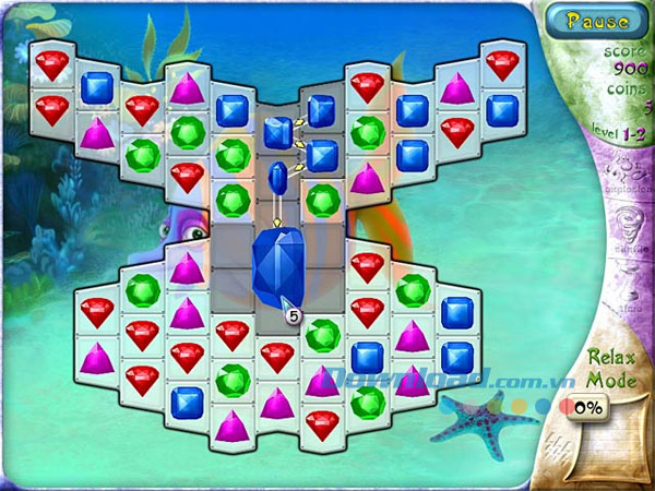 Giao diện game Charm Tale 2: Mermaid Lagoon