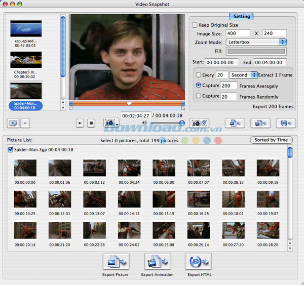 Xilisoft Video Snapshot for Mac