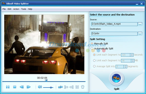 Xilisoft Video Splitter