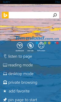 Surfy for Windows Phone