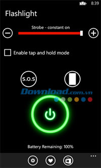 Flashlight for Windows Phone