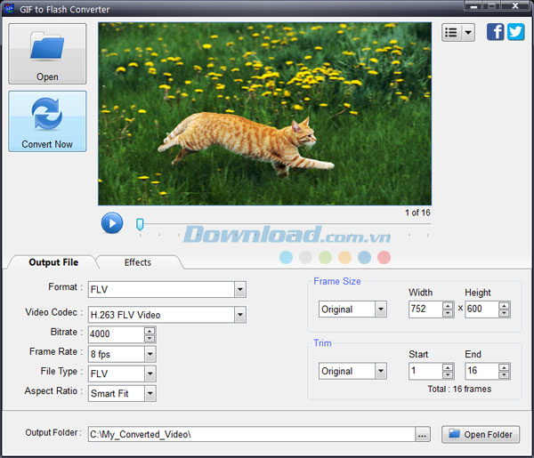 Program4Pc GIF to Flash Converter 