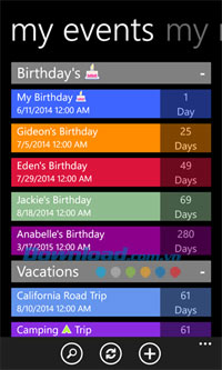 My Notes for Windows Phone