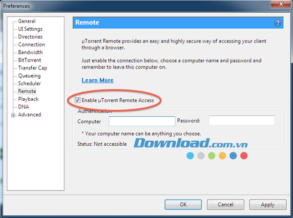 µTorrent (uTorrent) Remote for Windows Phone