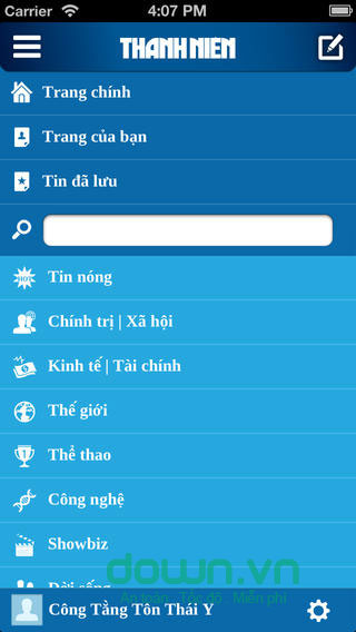Báo Thanh niên cho Android