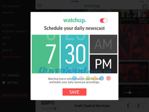Watchup for iOS