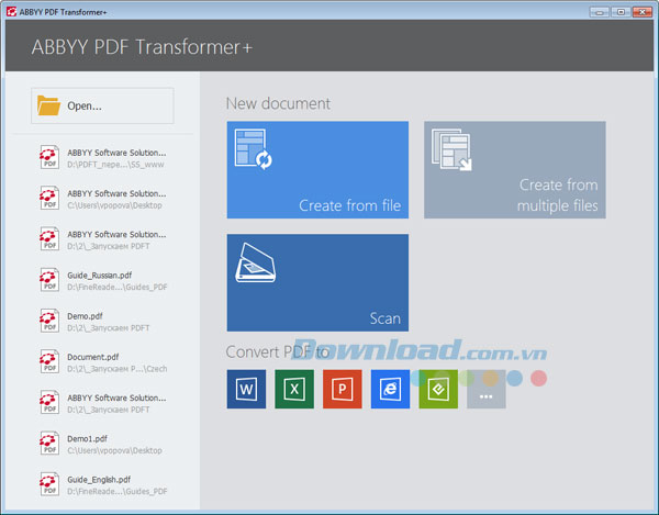 ABBYY PDF Transformer+