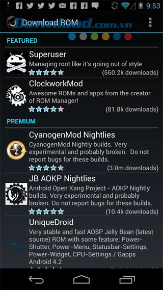 ROM Manager for Android