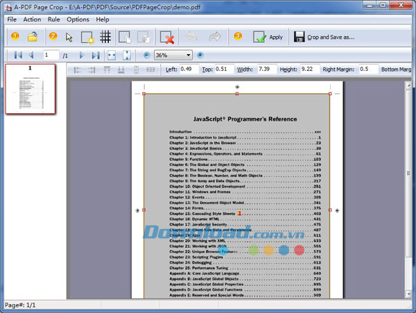 A-PDF Page Crop