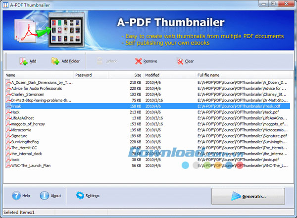 A-PDF Thumbnailer