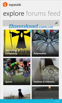 Tapatalk cho Windows Phone