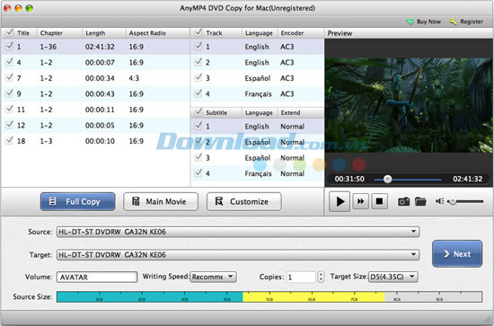 AnyMP4 DVD Copy for Mac
