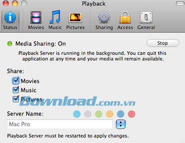 Playback cho Mac