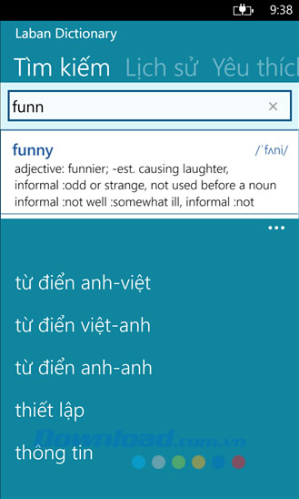 Từ điển Anh Việt cho Android