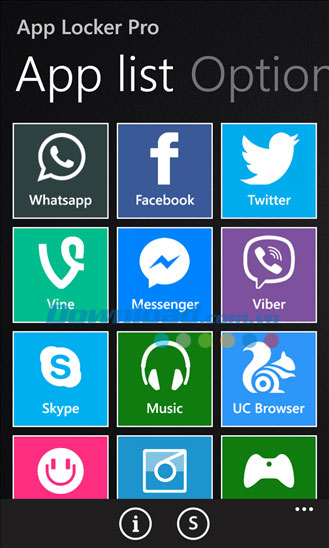 App Locker Pro cho Windows Phone