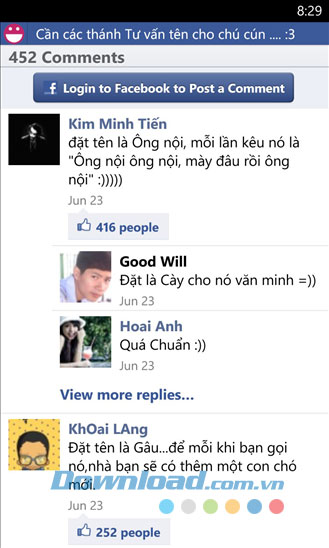 Haivl.com cho Windows Phone