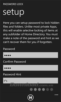 Metro File Manager cho Windows Phone