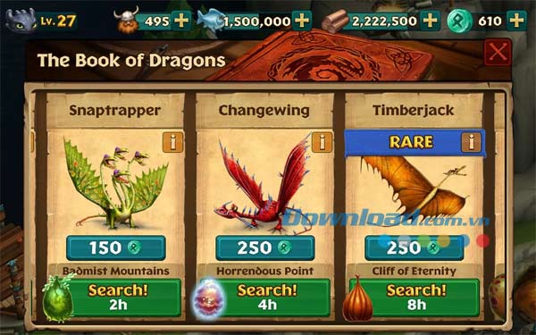 Dragons: Rise of Berk cho Android