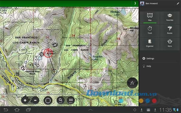 ViewRanger GPS cho Android