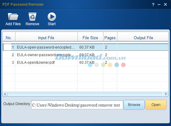 Gỡ bỏ mật khẩu bảo vệ khỏi file PDF Lighten PDF Password Remover