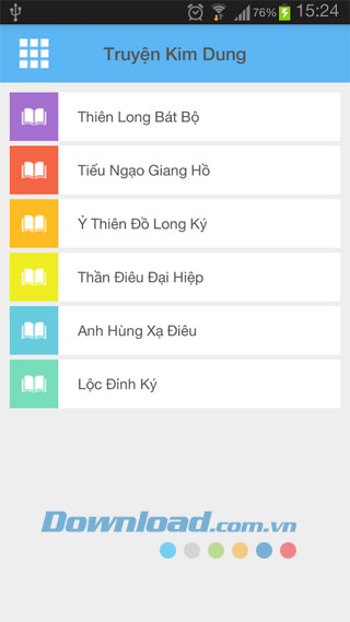 Tuyển tập các truyện Truyen Kim Dung cho Android