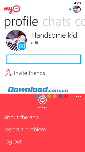 myChat cho Windows Phone