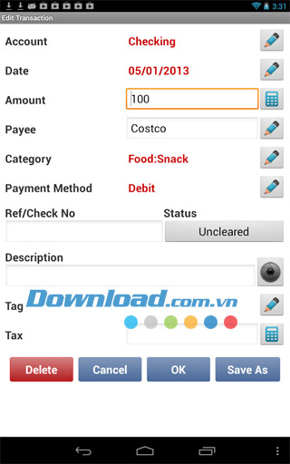 Expense Manager cho Android