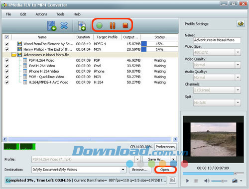 4Media FLV to MP4 Converter
