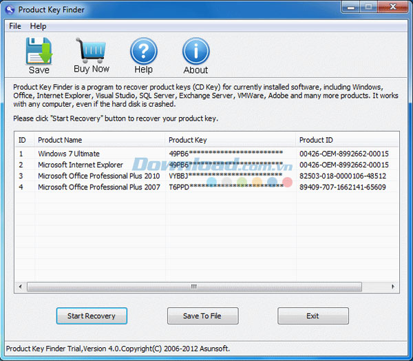 Product Key Geeker