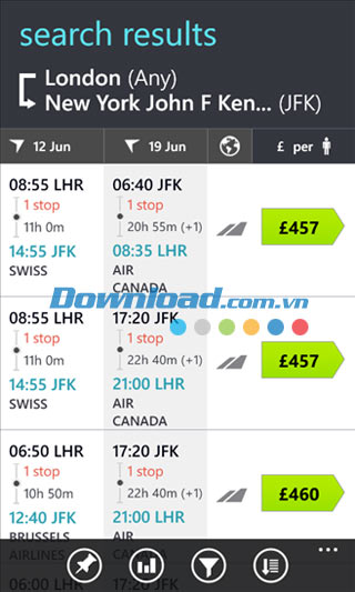 Skyscanner cho Windows Phone