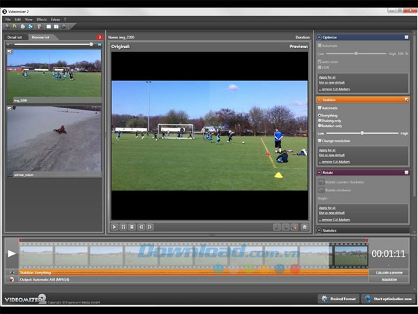 Phần mềm chỉnh sửa video hữu hiệu Videomizer