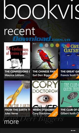 Bookviser Reader cho Windows Phone