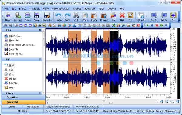 AV Audio Editor