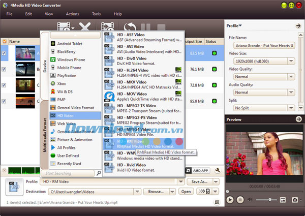 4Media HD Video Converter 